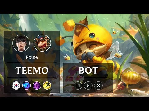 Teemo Bot vs Ezreal - KR Master Patch 9.3