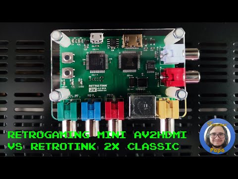 Retrogaming Mini AV2HDMI vs Retrotink 2x Classic