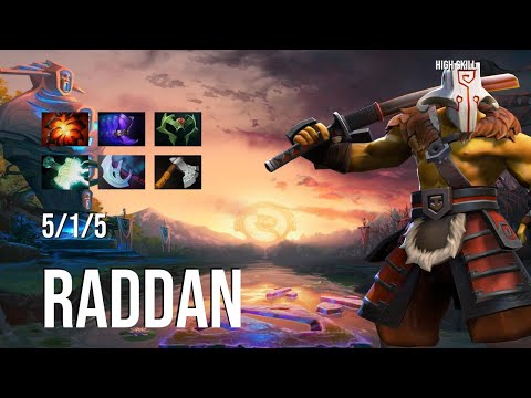Dota 2 Pro Gameplay   Raddan   Juggernaut   5 1 5   High Skill Dota 2 / Carry Team Spirit - Yatoro