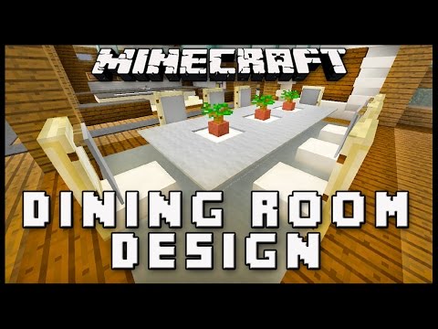 EPIC Minecraft Dining Room Furniture Build!