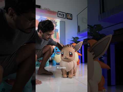 Imprimi o Eevee em tamanho real na minha impressora 3D! 🥹Link do sorteio na bio!
