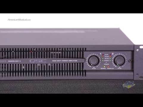 QSC PL380 PowerLight 3 Power Amplifier - QSC PL380