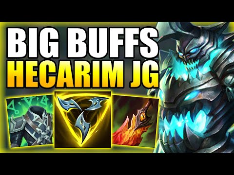 HOW TO PLAY HECARIM JUNGLE & CARRY AFTER THE 12.9 BUFFS! Best Build/Runes S+ Guide League of Legends