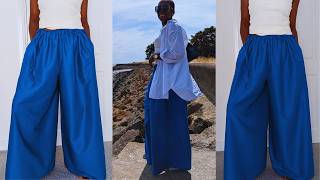 The Easiest Baggy Trousers You'll Ever Sew | Beginner-Friendly DIY Sewing Tutorial