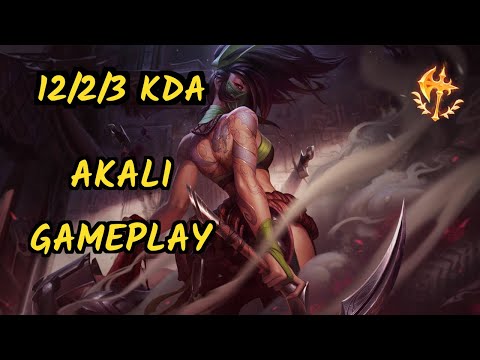 RGE Sencux (AKALI) - 12/2/3 KDA GAMEPLAY - EUW Ranked DIAMOND