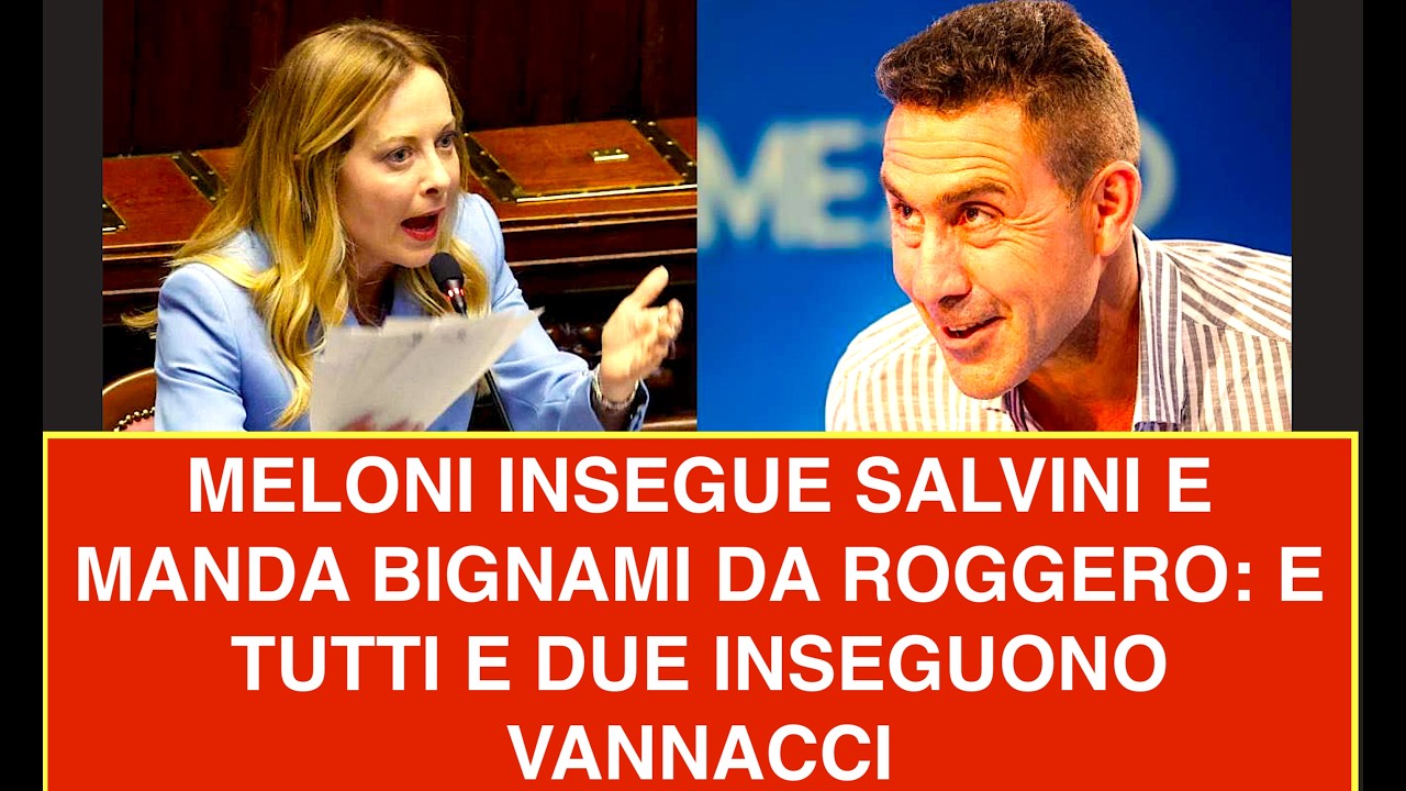 MELONI INSEGUE SALVINI E MANDA BIGNAMI DA ROGGERO: E TUTTI E DUE INSEGUONO VANNACCI