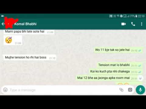 भाभी को S€X के लिये मनाया   Apni BHABHI KO PATYA   HOT Chatting   Gandi CHAT WITH BHABHI