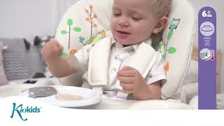 Assiette thermique avec ventouse de Kiokids 6m+