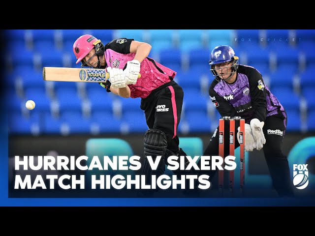 Hobart Hurricanes Women v Sydney Sixers Women | Full Match Highlights I 06/11/24