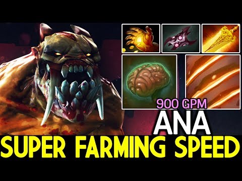 ANA [Lifestealer] Super Farming Speed 900 GPM Late Game Boss 7.22 Dota 2
