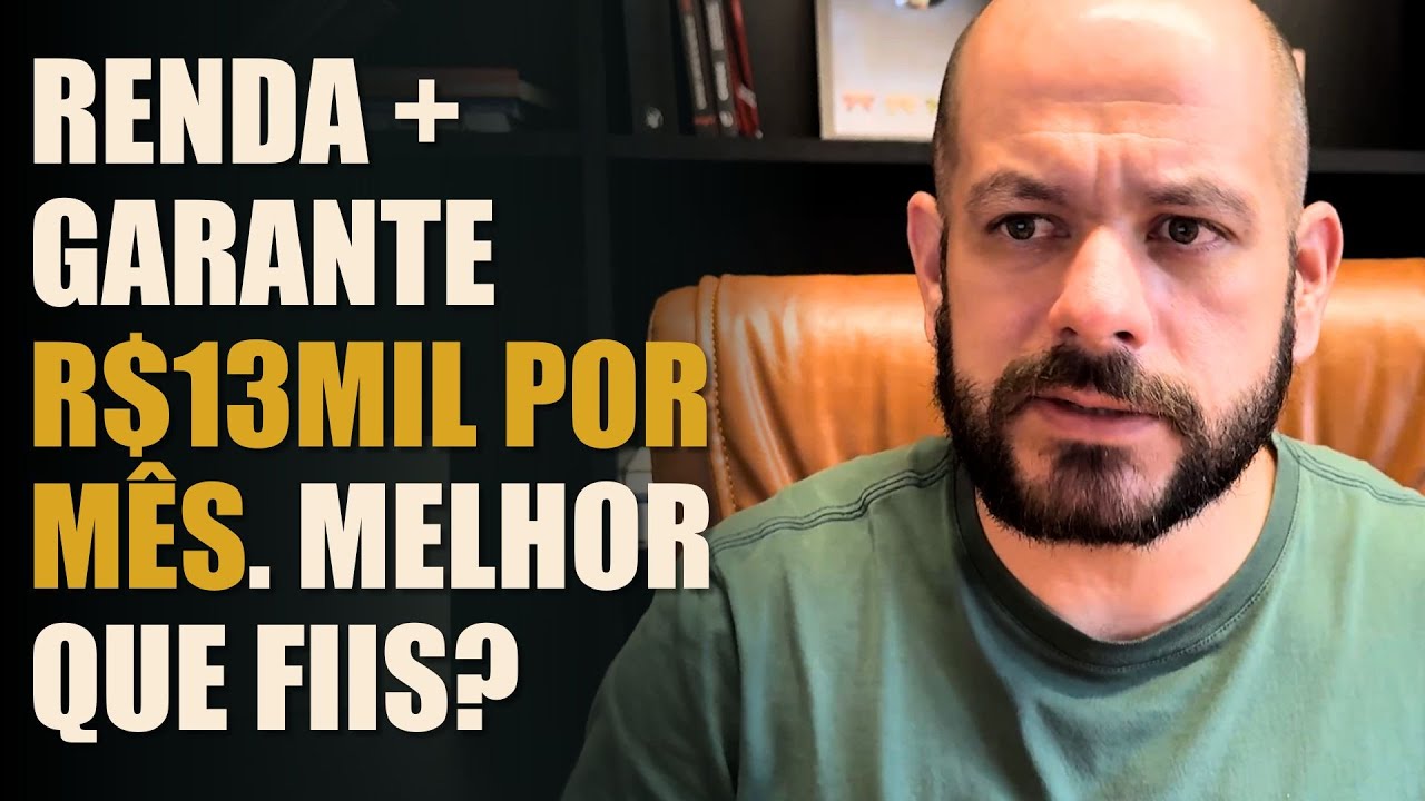 100 mil no RENDA+ te garante R$13 mil por mês. Melhor que FIIs?