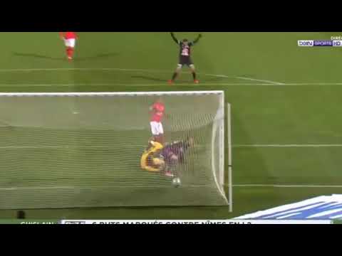 Nimes - Ajaccio 0-1 Gimbert Goal - France Ligue 2