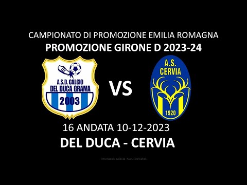 PROMOZIONE GIRONE D, DEL DUCA-CERVIA, 10-12-2023