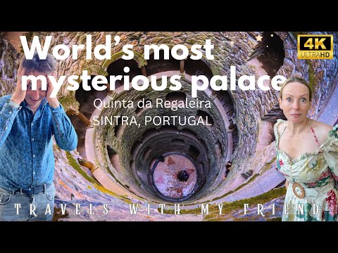 THE ULTIMATE MASONIC INITIATION WELL AND 19TH CENTURY PALACE !! MORE IS MORE. Sintra, Portugal