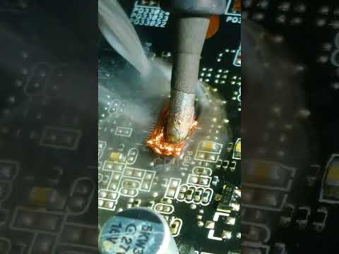 GPU REPAIR #tech #electronic #repair #satisfying #asmr #amd