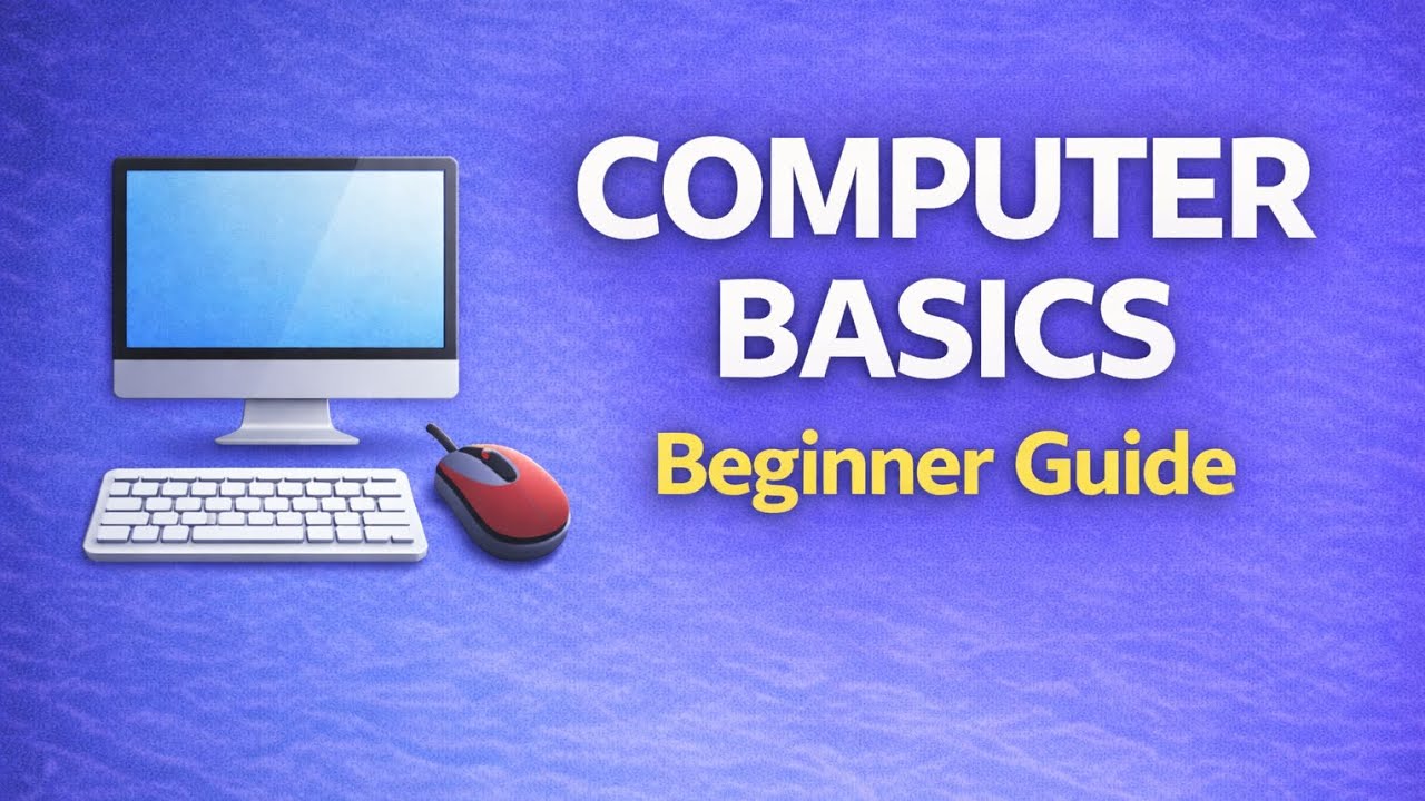 Computer Basics for Beginners | Input, Output & Parts