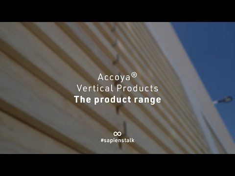 Accoya Vertical ProductsThe product range