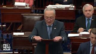 WATCH: Schumer argues for dismissal of Mayorkas impeachment, says 1st article is unconstitutional