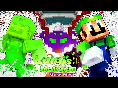 Luigi VS Ghost Spider Boss Battle! | Minecraft Luigi's Mansion 2 | [154]
