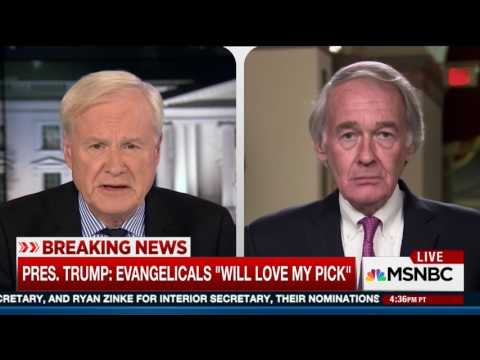 Senator Markey Discusses Donald Trump's Potential Supreme Court Nominee on MSNBC - 1/31/17