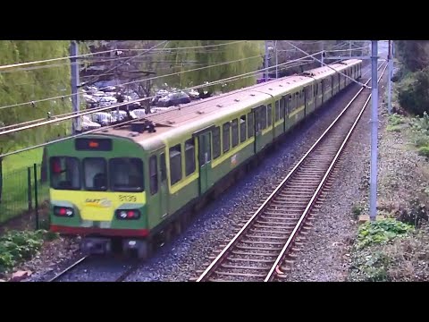 Irish Rail 8100 Class Dart Trains x 2 - Sydney Parade, Dublin