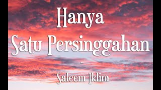 Download lagu Hanya Satu Persinggahan - Saleem Iklim - Lirik || (Cover by Els Warouw) mp3 Download lagu Hanya Satu Persinggahan - Saleem Iklim - Lirik || (Cover by Els Warouw) mp3