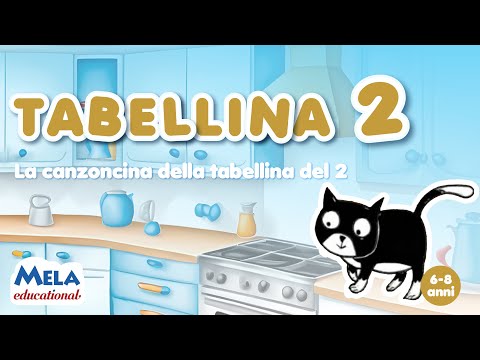 La canzoncina della tabellina del 2 - TABELLINA DEL 2  @Mela_Educational