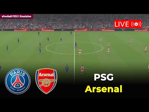 🔴Paris Saint-Germain vs Arsenal | Champions League 2026| The FINAL |eFootball PES21 Simulation