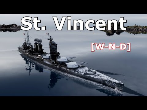 World of WarShips St. Vincent - 4 Kills 316K Damage