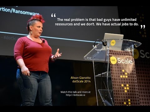 dotScale 2014 - Alison Gianotto - Security and Risks