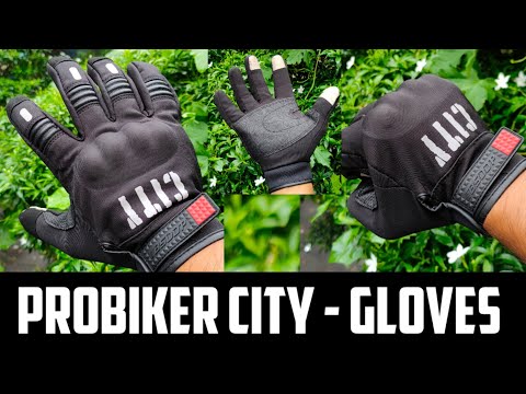 Full fingered black bike riding gloves