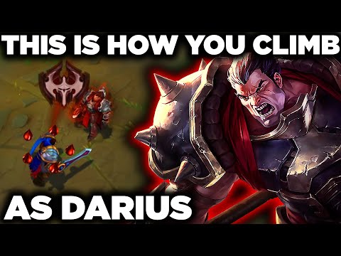 High Elo Darius Gameplay | Climbing to Master with Darius Only | How to Carry as Darius