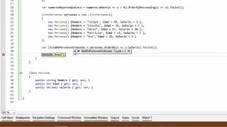 LINQ: OrderBy y ThenBy, ejemplos | LINQ | Programando en C#