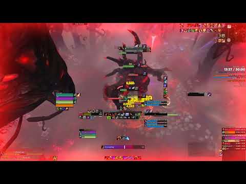Blood Death Knight Tank POV Darkheart Thicket Mythic +18 | Tyrannical  Entangling Bursting S3