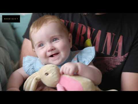 Tears of joy from former X Factor star who is registered blind and sees her baby for the first time