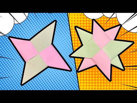 How to Make a Transforming Ninja Star - Origami