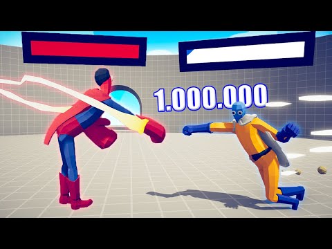 1.000.000 DAMAGE SUPERMAN vs ARMY OF UNITS - TABS | Totally Accurate Battle Simulator 2023
