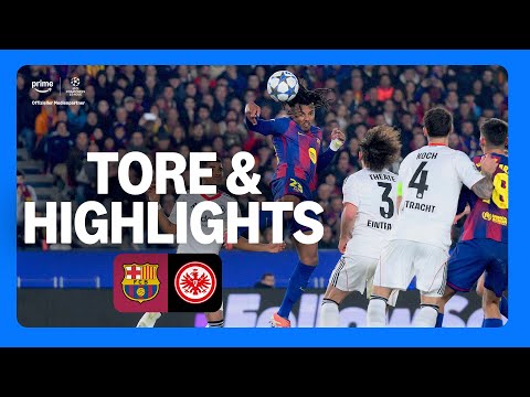 UEFA Champions League FC Barcelona vs Eintracht Frankfurt | Highlights und Tore