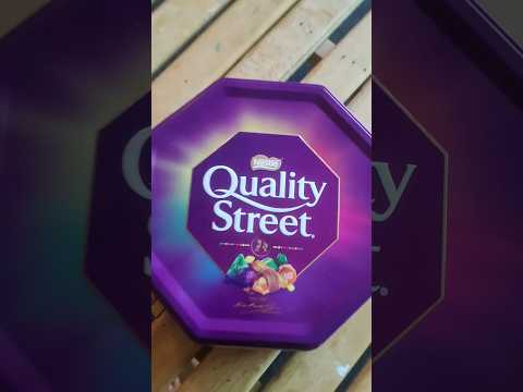 Opening Nestle Quality Street box #asmr #shorts #chocolate