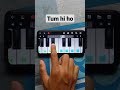 Tum Hi Ho Hindi Song Mobile Piano Walk Band Piano Tutorial Shorts