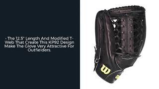 Video thumbnail: Review: Wilson A2000 Spring Training KP92 12.5" Baseball Glove (WTA2037BKP92)