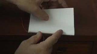 Coptic Stitch binding with hard cover method 1