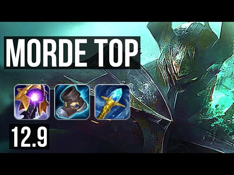 MORDEKAISER vs WUKONG (TOP) | 9/1/5, 7 solo kills, Legendary, 1.2M mastery | NA Grandmaster | 12.9