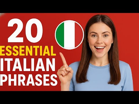 Learn Italian Easily | 20 Daily Italian Questions & Phrases with English Translation
