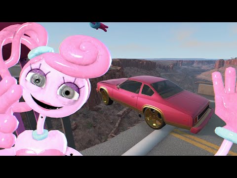 Mommy Long Legs vs Car | Poppy Playtime in BeamNG | Fatal Crash 4