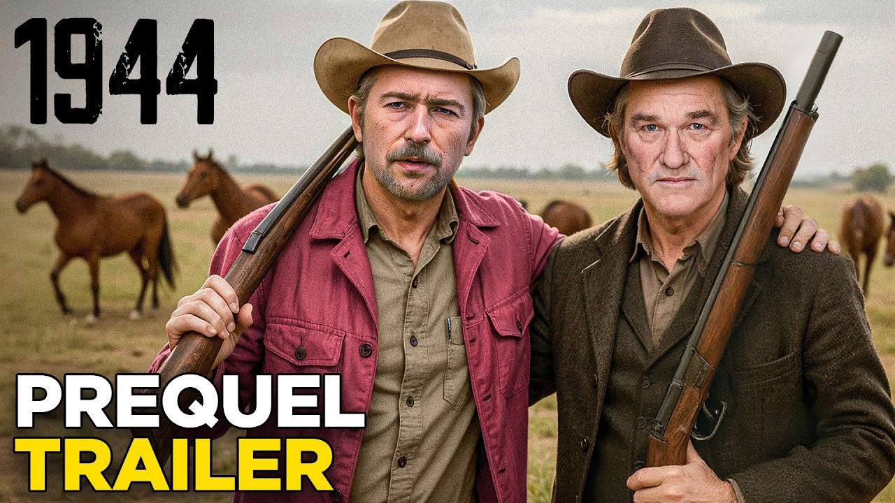 Yellowstone 1944 Trailer: Brandon Sklenar & Kurt Russell