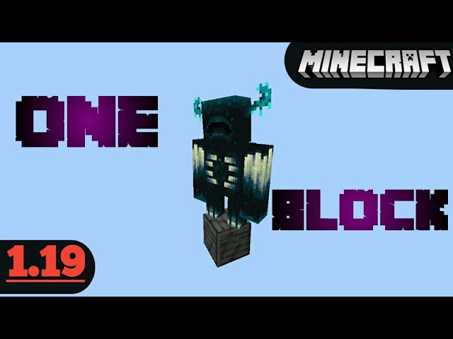 One block 1.19 map bedrock edition Minecraft Map