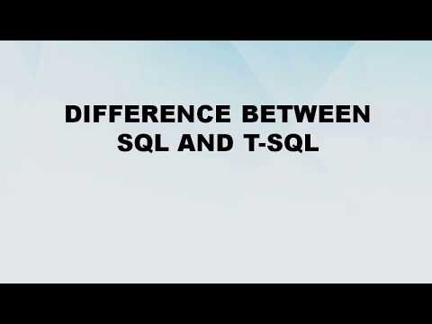 Difference Between Sql And T Sql Sql Vs T Sql Difference World