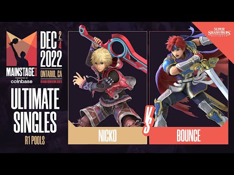 Nicko (Shulk) vs Bounce (Roy, King Dedede) - Ultimate Singles Pools Winners R1  - Mainstage 2022