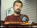 Man Pulls Girl From Burning Home